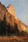 Sentinel Rock, Yosemite by Thomas Hill